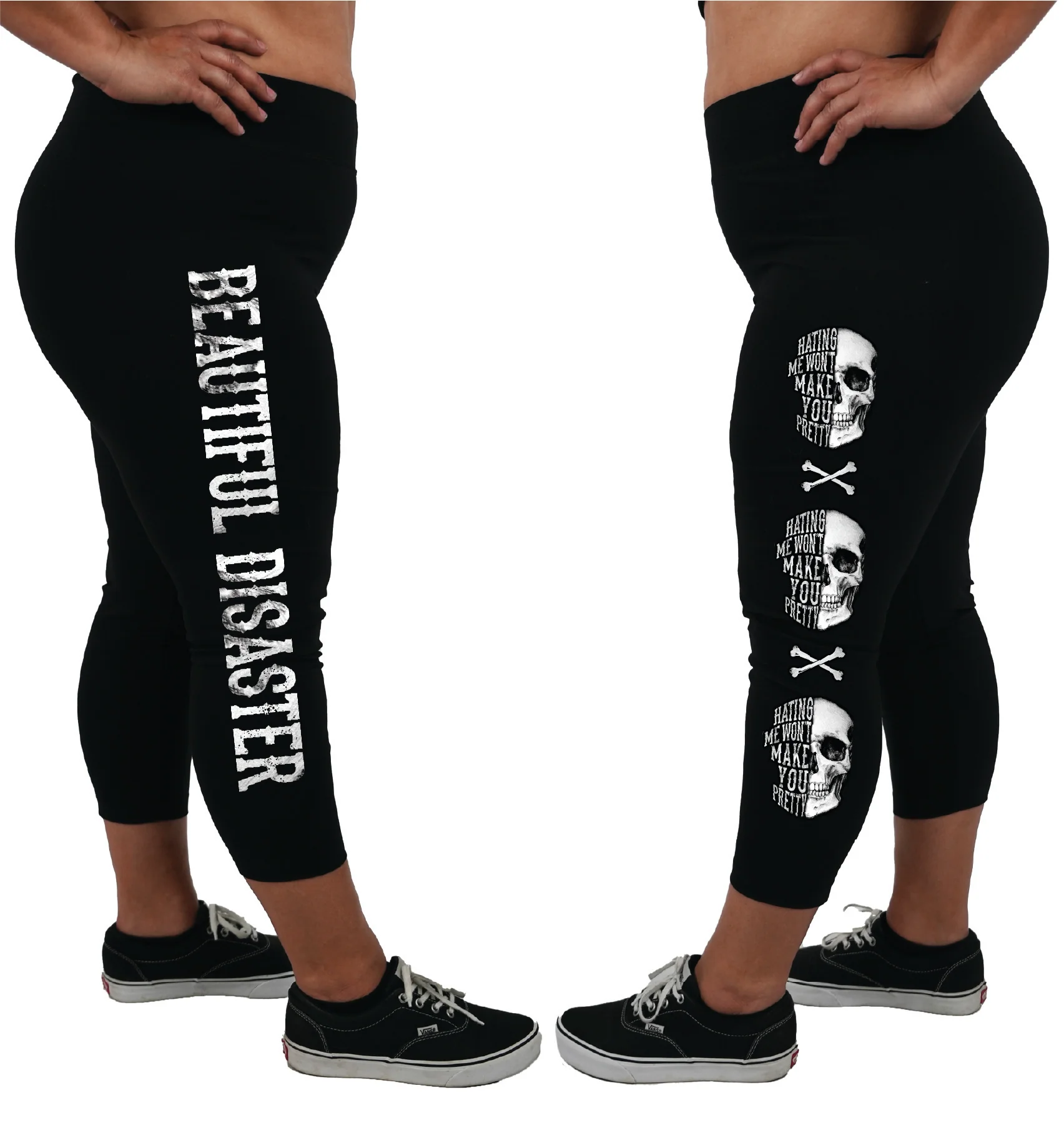 Hating Me Capri Leggings - Image 4
