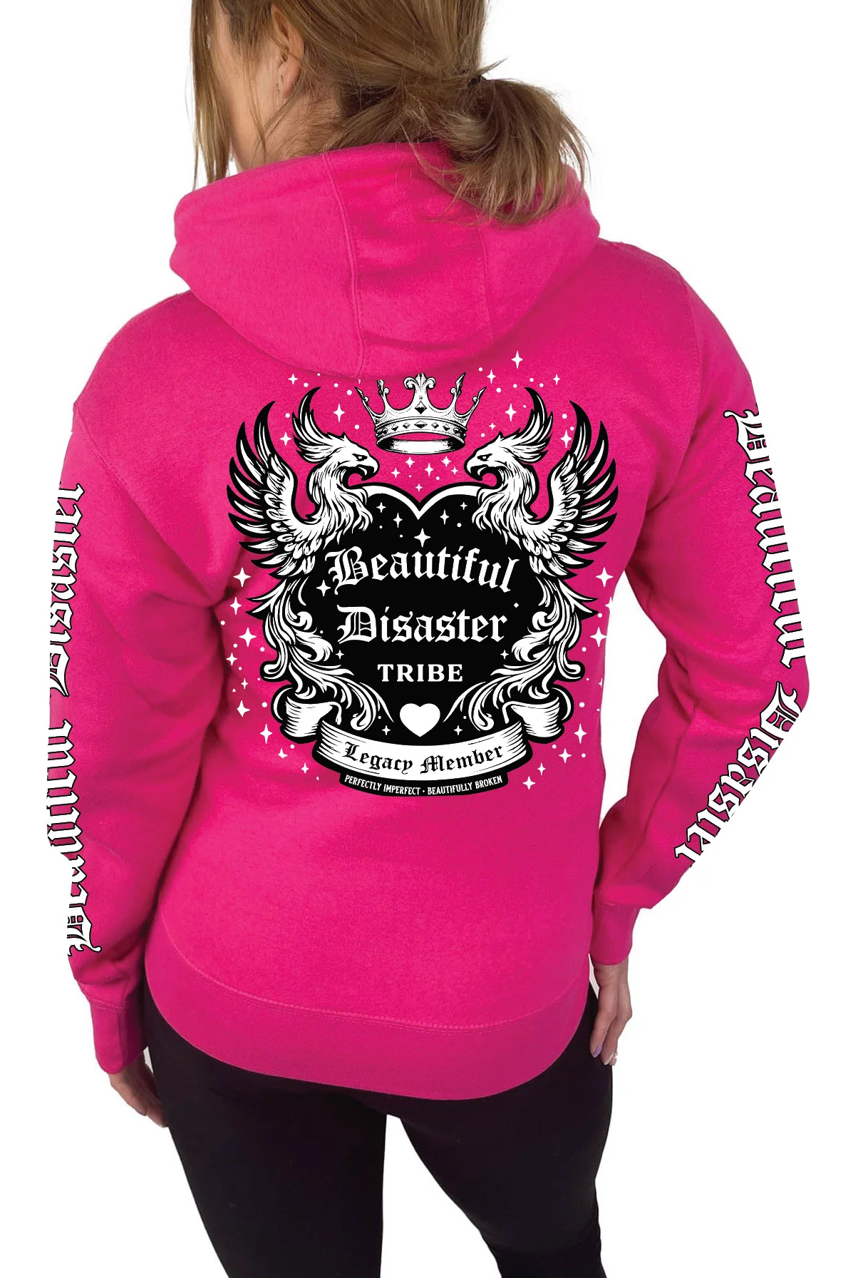 Legacy Zip Hoodie - pink