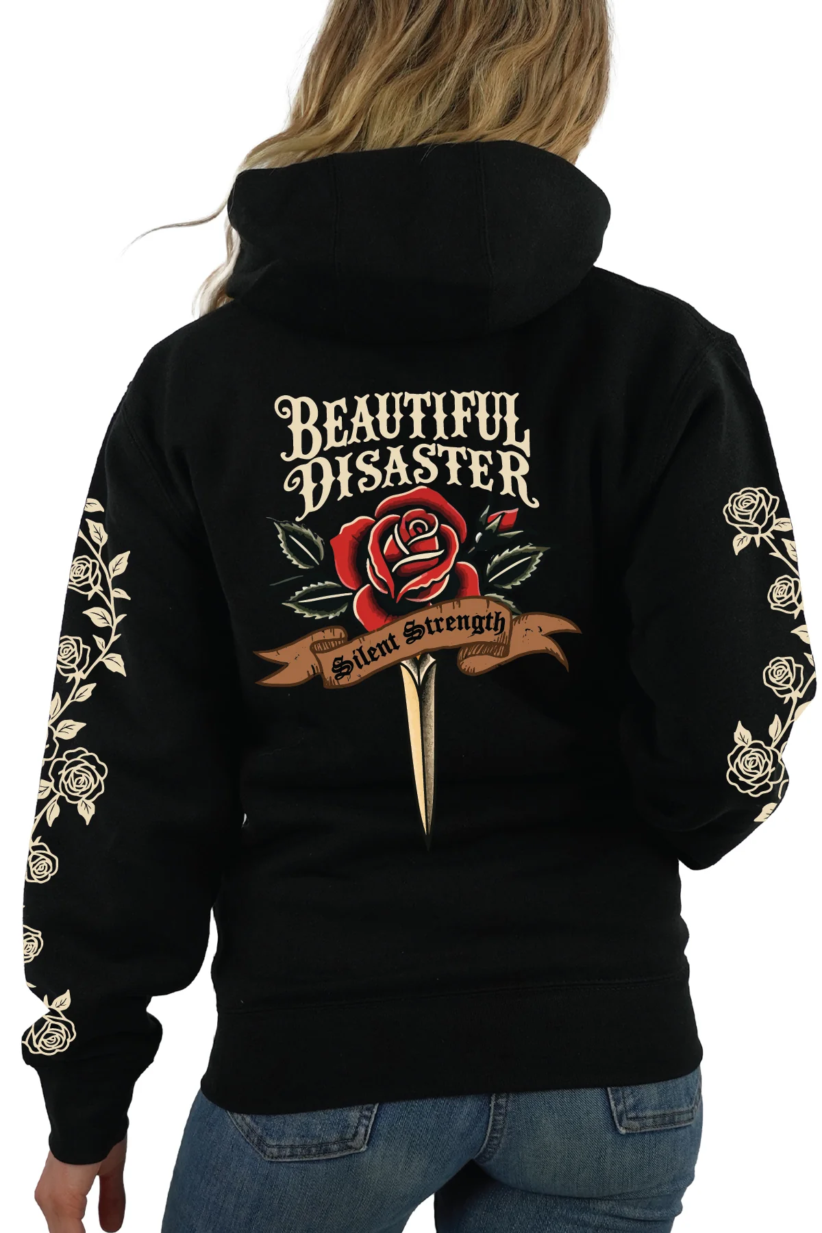 Silent Strength Zip Hoodie - Image 4