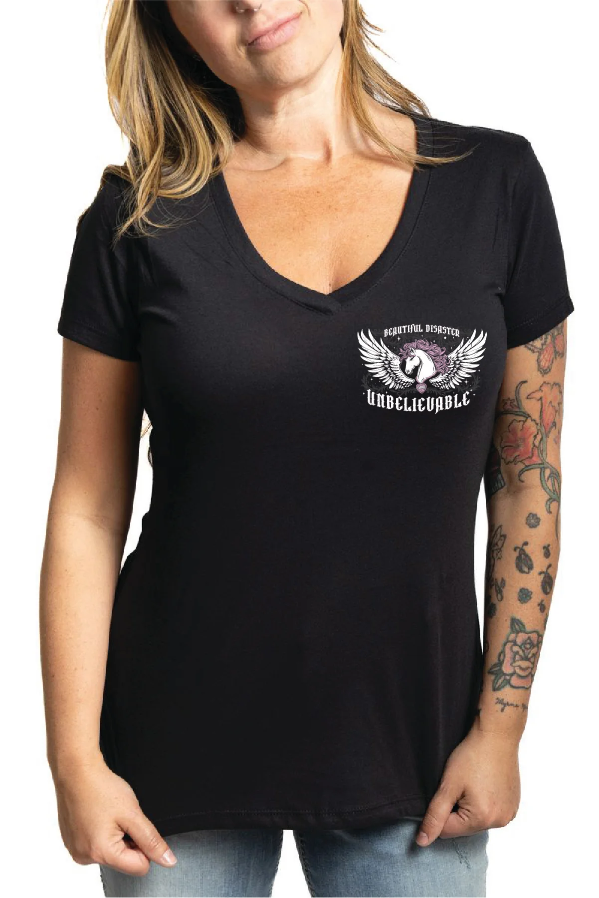 Unbelievable V-Neck Tee - Image 5